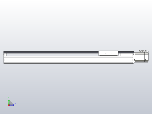 日规模组半封闭丝杆TPA-HNR-175D-2510C-L700-M-Y-P75-N3左视缩略图