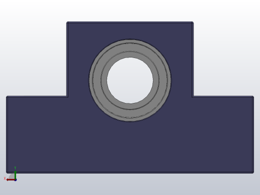 LEF支撑侧[LEF15]轴承固定座，轴承座，丝杠支座