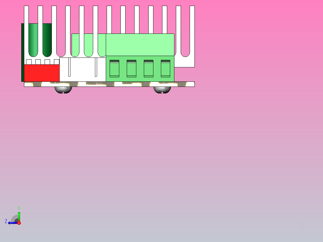 驱动程序 TB6600 4.5A右视图