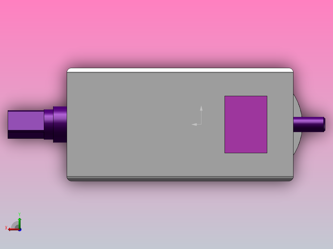 台虎钳机构后视图