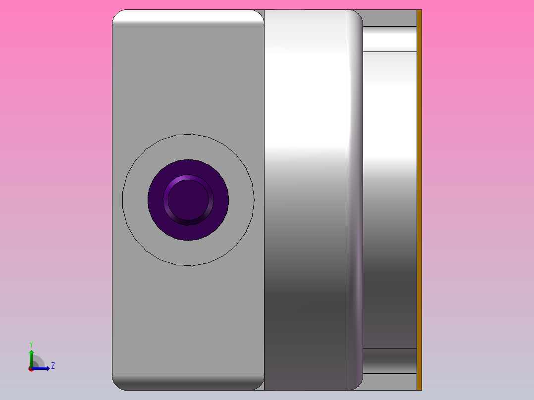 台虎钳机构左视图