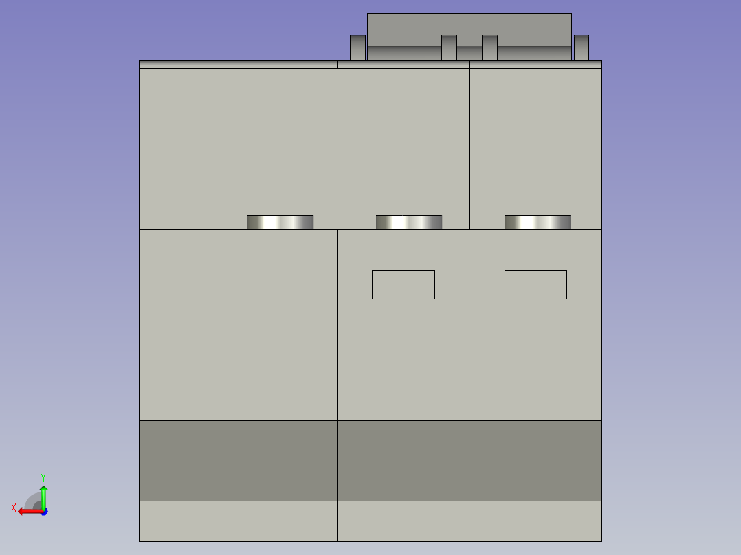 电控柜-111H000520漏电保护器DZ47LE-32_2P_C16A后视图
