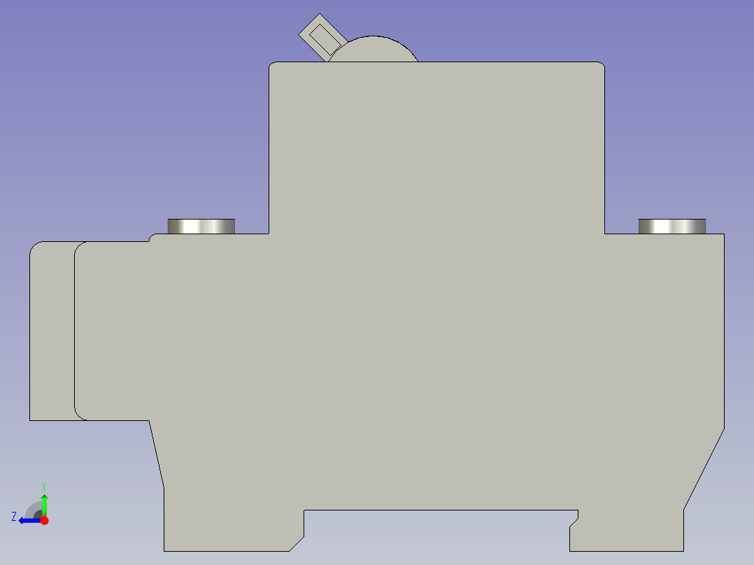电控柜-111H000520漏电保护器DZ47LE-32_2P_C16A右视图