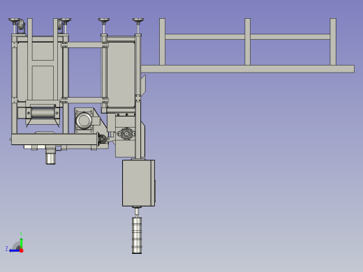 香肠自动分切装置右视缩略图