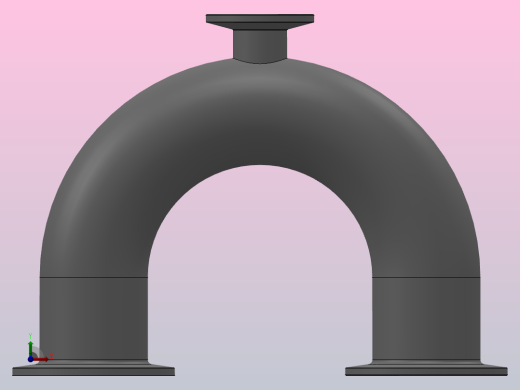 180°卡式U型三通[1506209-000250]前视缩略图