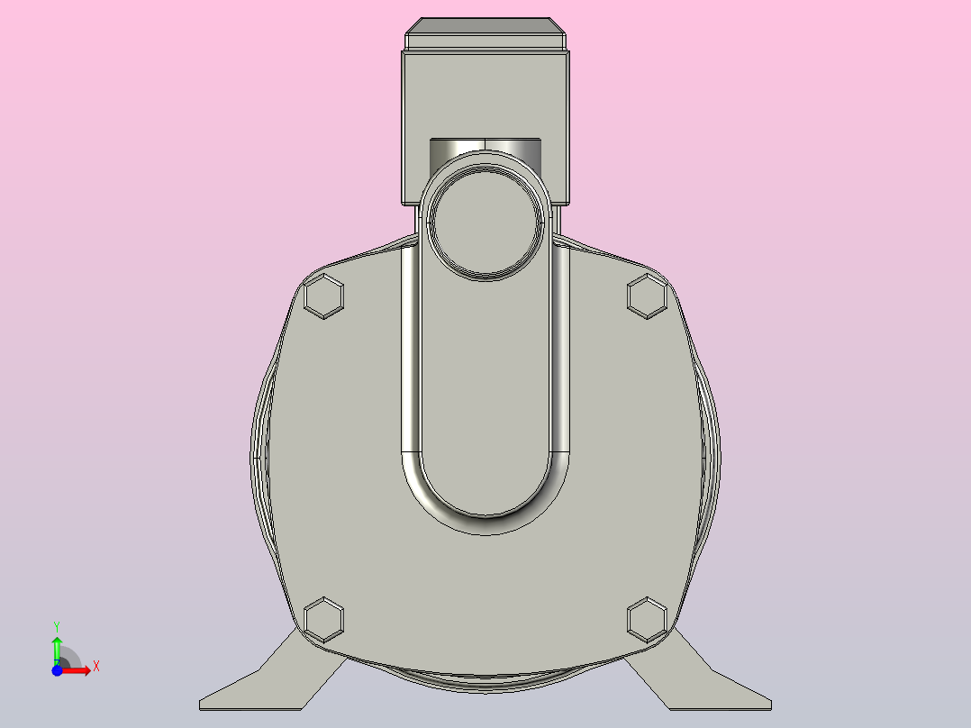 BM系列卧式多级离心泵[BM2-9X4T]前视图