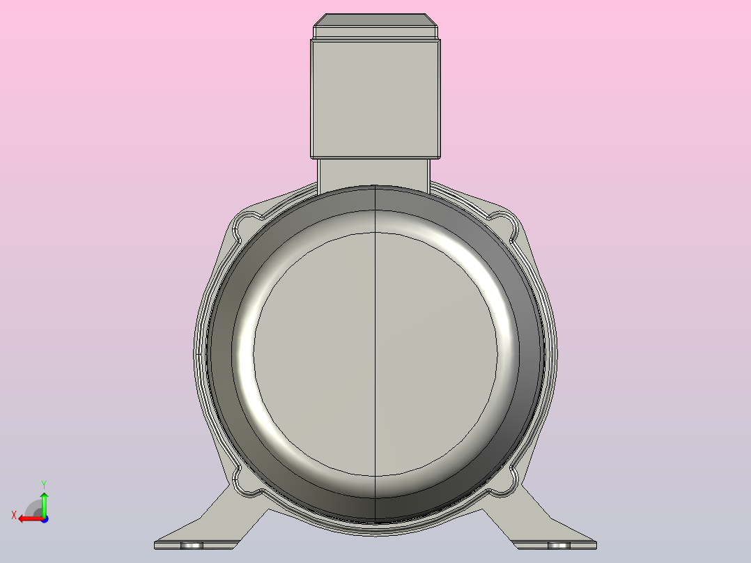 BM系列卧式多级离心泵[BM2-9X4T]后视图
