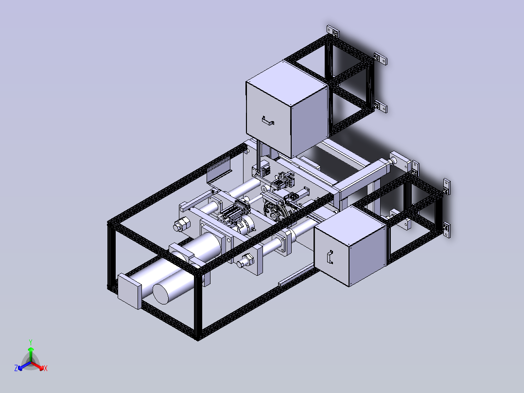 助力器壳体压机主视图