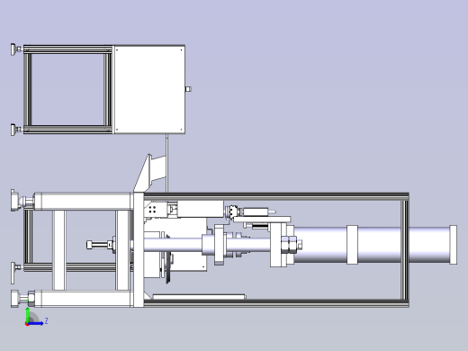 助力器壳体压机左视缩略图