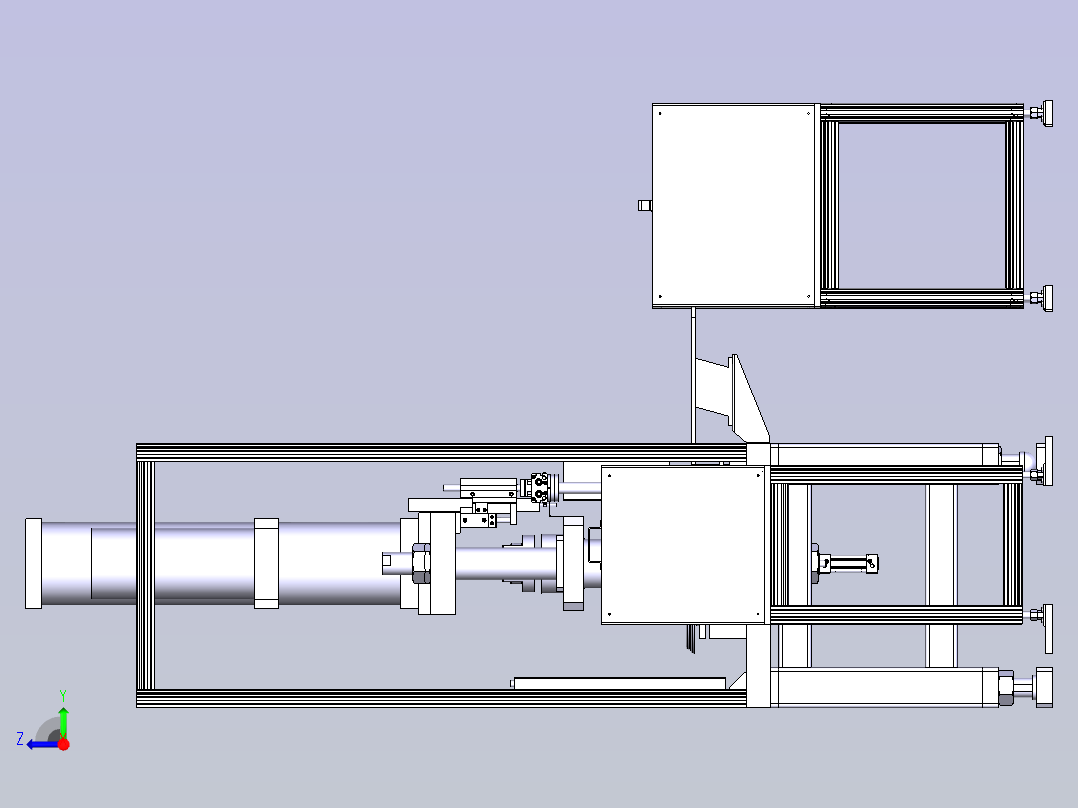 助力器壳体压机右视图