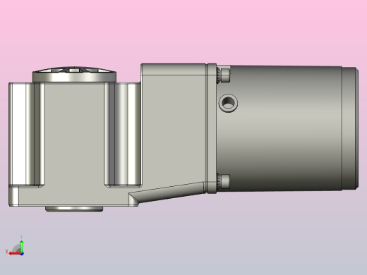 微型弧锥直交中空轴减速电机4rk25gn-cm-4gn3-180rc_asm后视缩略图