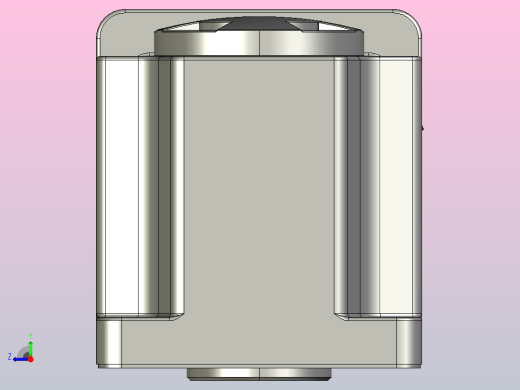 微型弧锥直交中空轴减速电机4rk25gn-cm-4gn3-180rc_asm右视缩略图