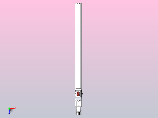滚珠丝杠直线轴带导轨全封闭TPA-HCR-65S-1610C-L800-M-C-P10-N3俯视缩略图