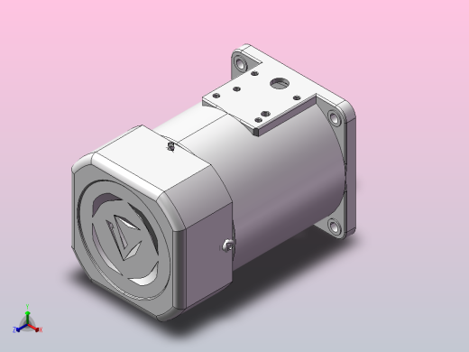 90系列微型交流减速电机--方箱体_5IK40.60RA-CF.sldprt正等轴测缩略图
