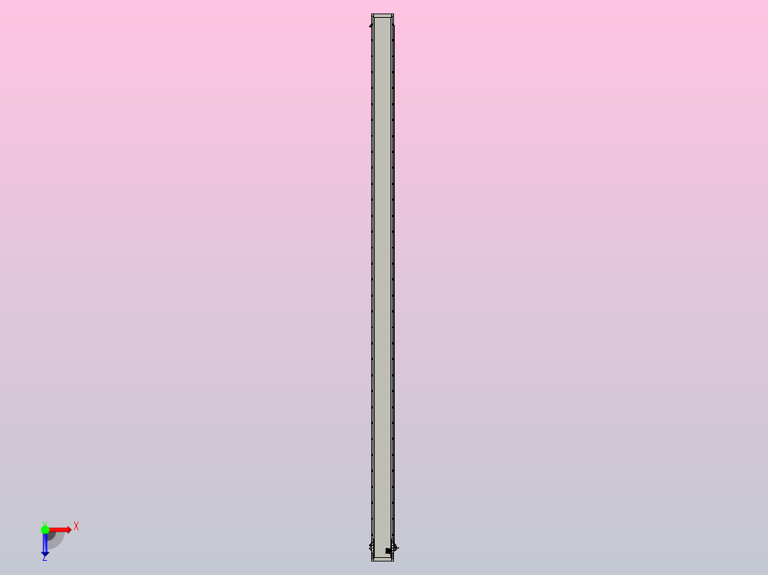 直驱直线电机轴TPA-LNP3-170-75C2-1-L3900-3-C-10-N3俯视图