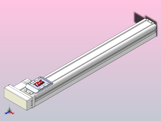 滚珠丝杠直线轴带导轨全封闭TPA-HCR-65S-1610C-L550-ML-C-P10-N3