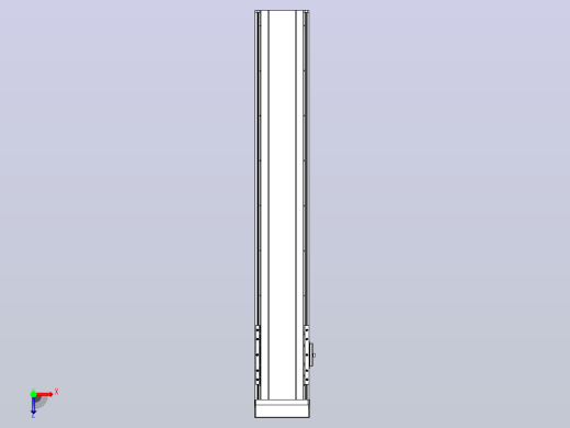 日规模组半封闭丝杆TPA-HNR-120D-1610C-L650-MP-Y-P40-N3俯视缩略图