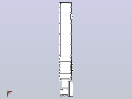 机器人皮带驱动直线轴TPA-GCB-120-P70-L450-QR-M20-N3俯视缩略图