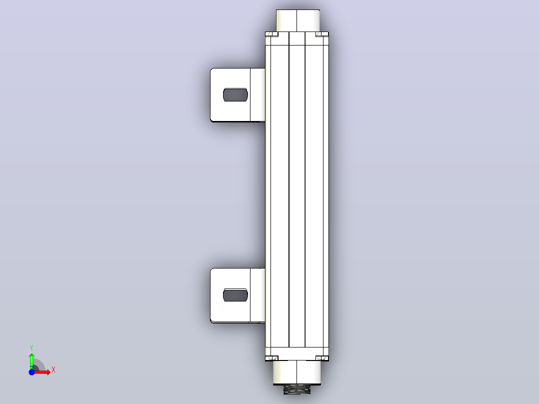 XTN0440（总高：210mm）安全光栅前视图