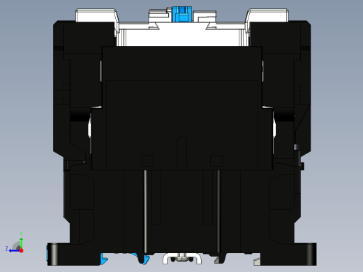 CJX2-8011N～9511N可逆交流接触器三维模型202204右视缩略图