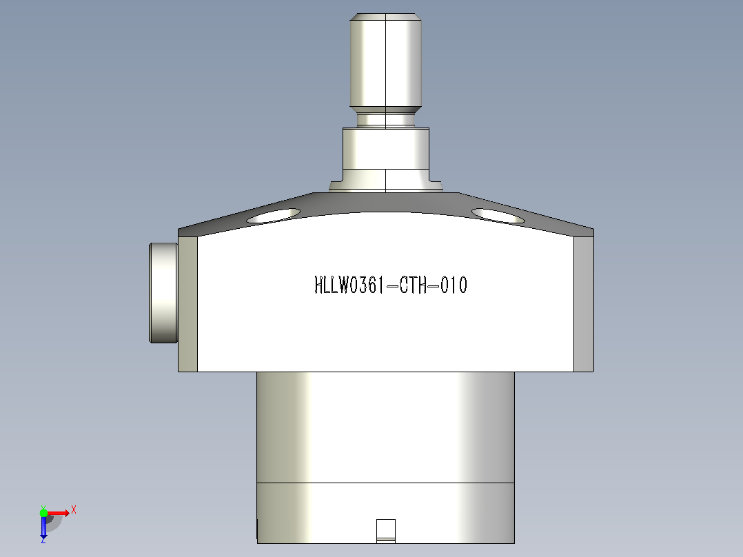 HLLW0361-CTH-010气检夹紧器俯视图