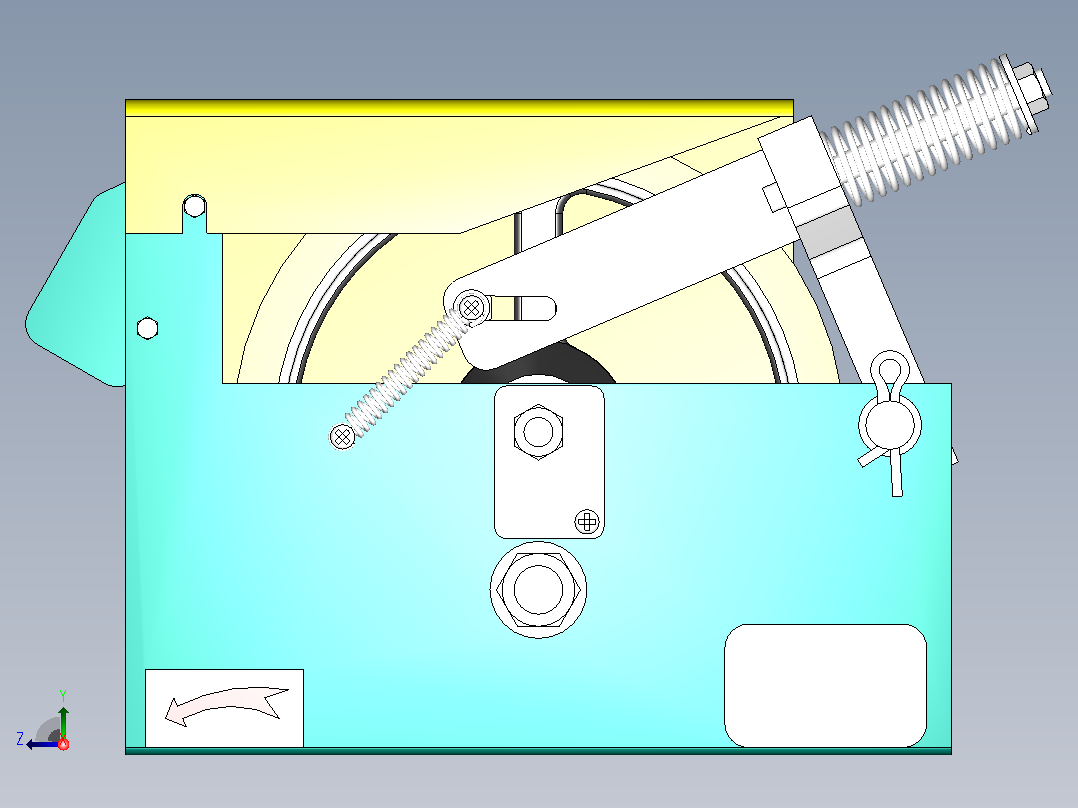 OX-240B双向限速器[OX-240B双向限速器]右视图
