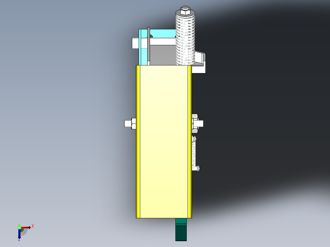 OX-240B双向限速器[OX-240B双向限速器]俯视图