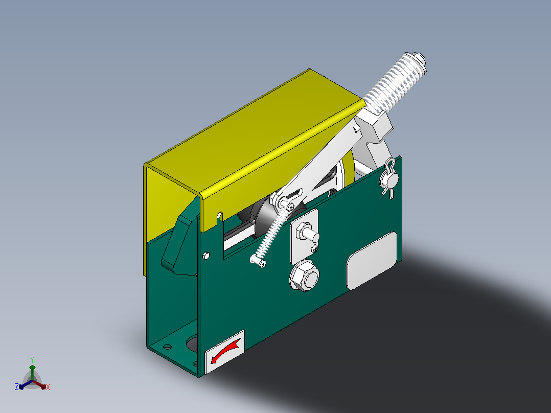 OX-240B双向限速器[OX-240B双向限速器]正等轴测图