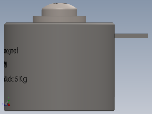 电磁6v5kg-11lb电磁基右视缩略图