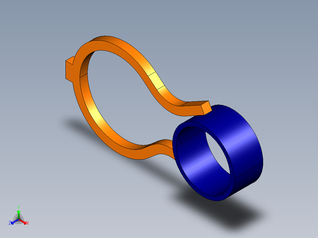 nl_pipe_holder.x_t正等轴测图