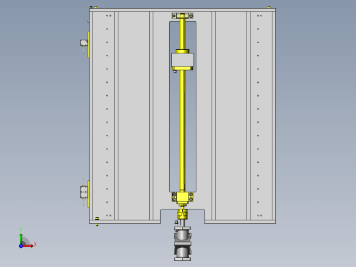 2个滚珠丝杠同时驱动后视缩略图