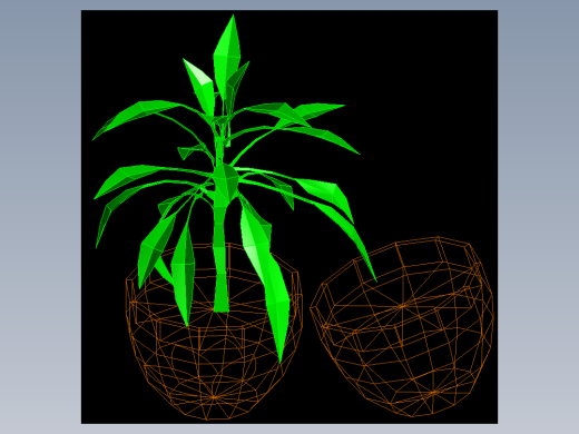 室内家具及植物三维模型四-HH002