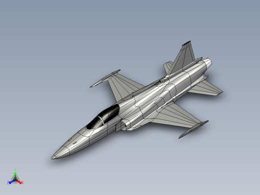 简易F-20虎鲨战斗机