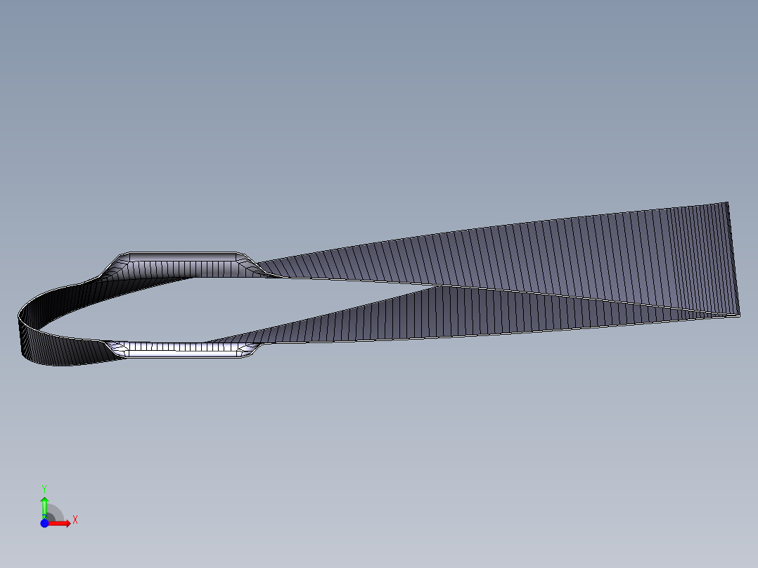 复合材料桨叶设计前视图