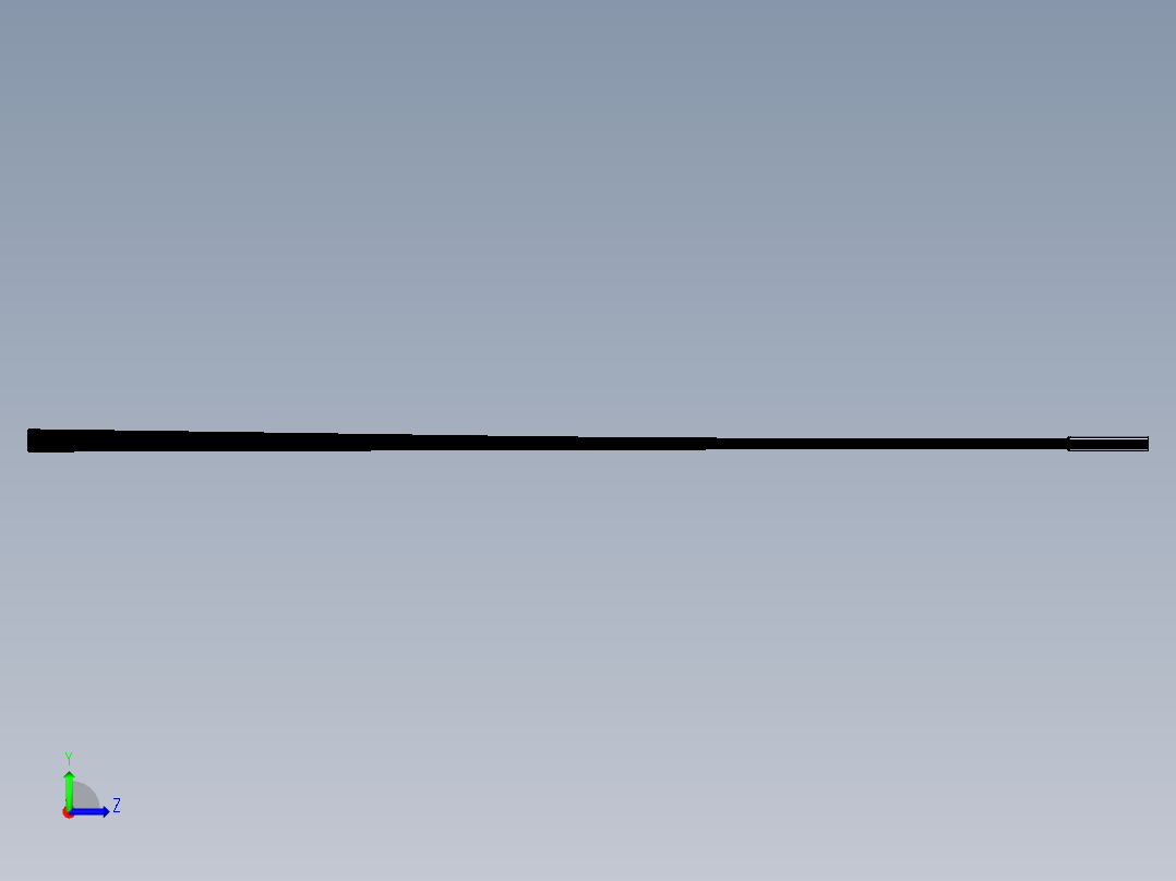 复合材料桨叶设计左视图