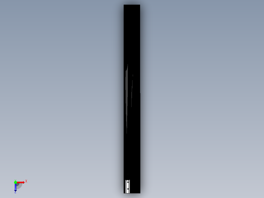 复合材料桨叶设计俯视图