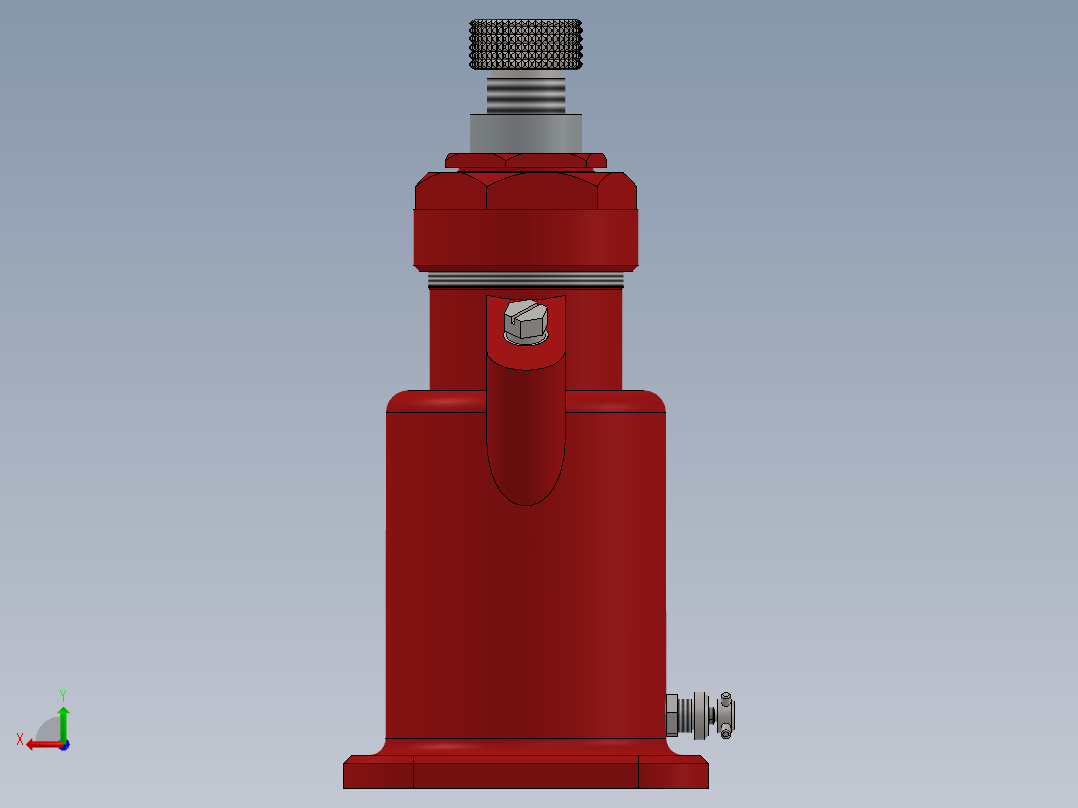 液压千斤顶SW2012后视图