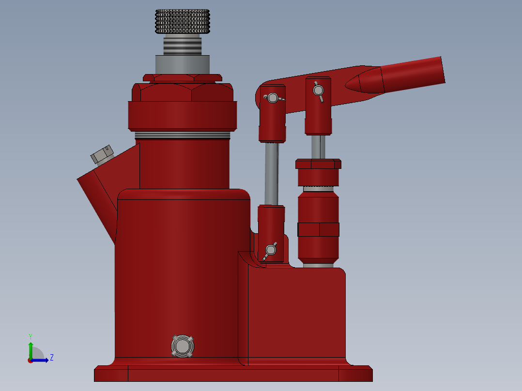 液压千斤顶SW2012左视图