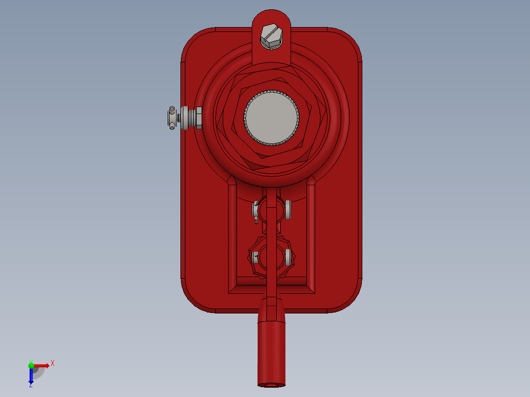 液压千斤顶SW2012俯视图
