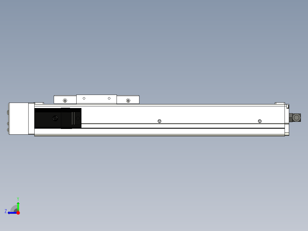 Toyo东佑达直线模组-ECH12-250-BL-100W右视图