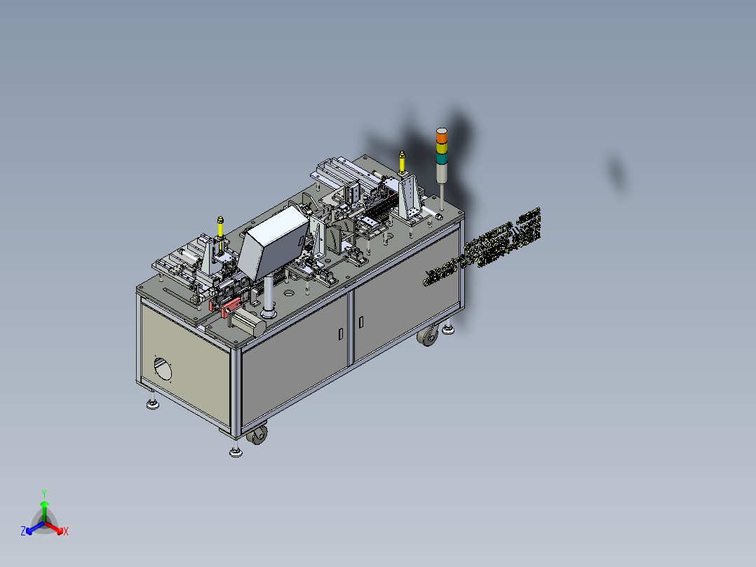 A3_全自动锂电池极耳折弯封盖机SW2010
