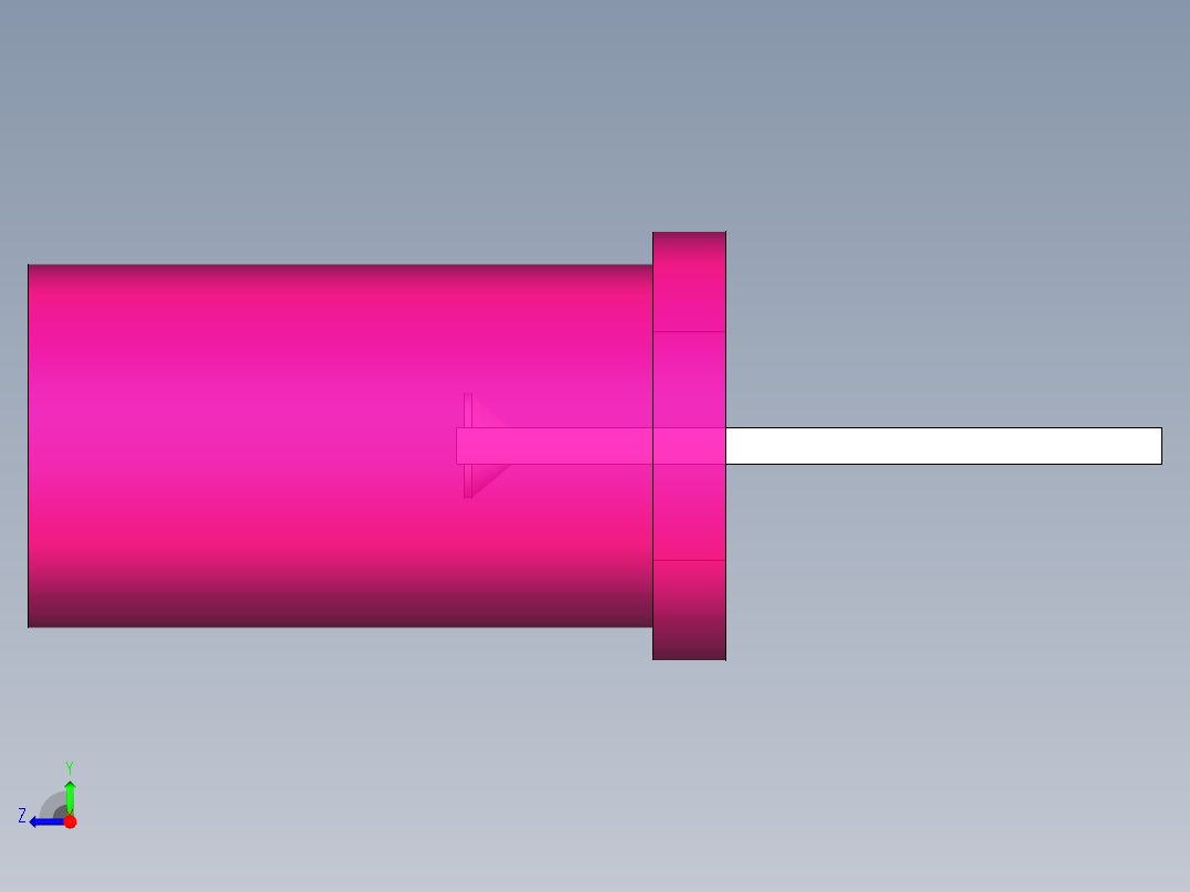 LED_Cylindrical_Rose_D5x9.6mm右视图