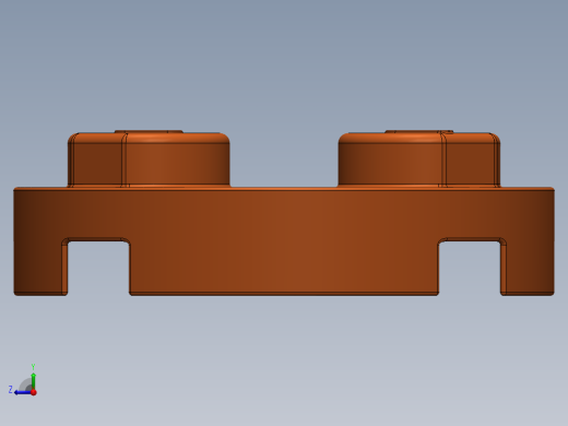乐高零件 4032 板 2 x 2 圆形-4032 Flame Reddish Orange Plate 2 x 2 Round.SLDPRT右视缩略图