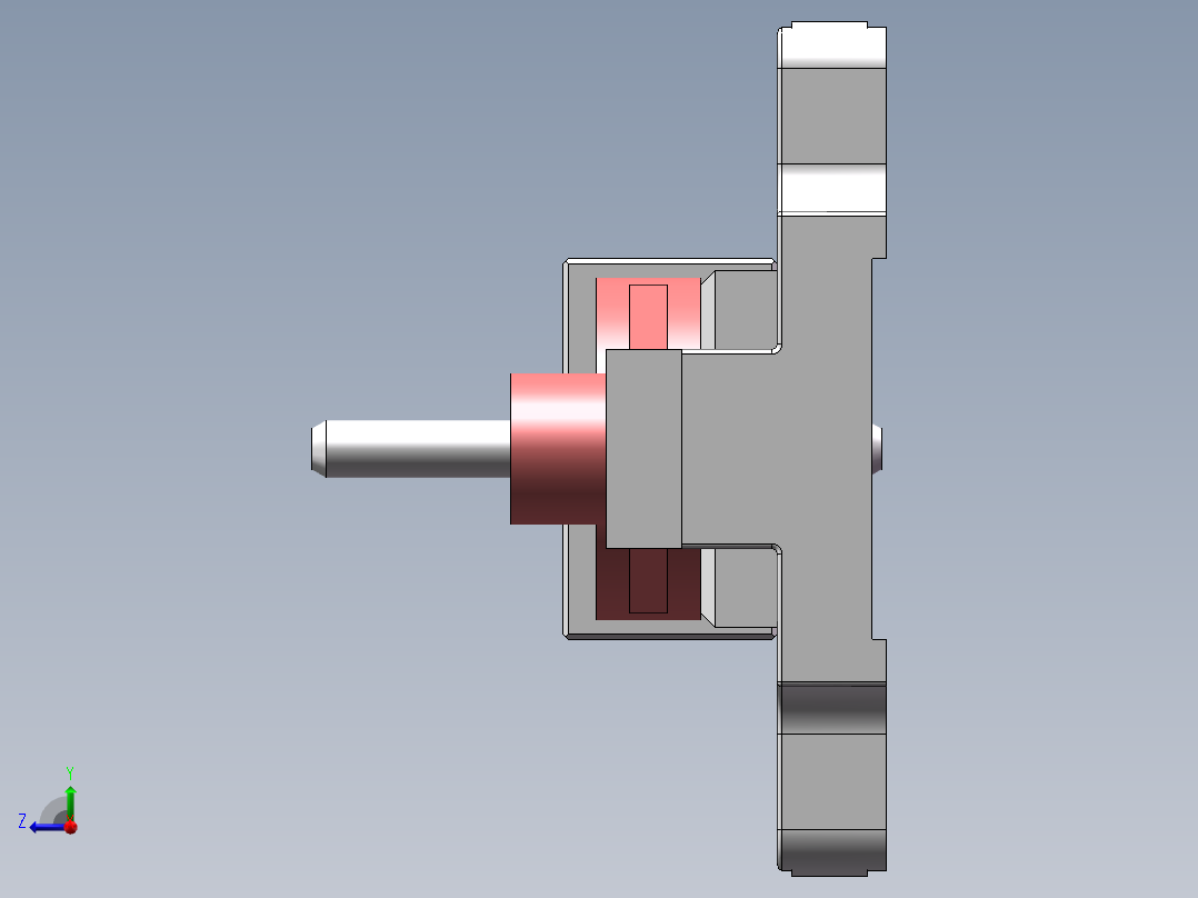 831008拨叉加工工艺及铣φ32外圆上端面夹具设计【含三维】右视图