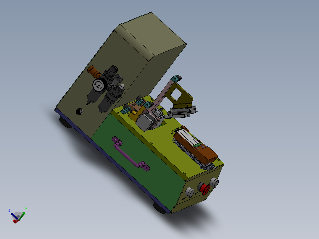 软包电池PMC折弯半自动机