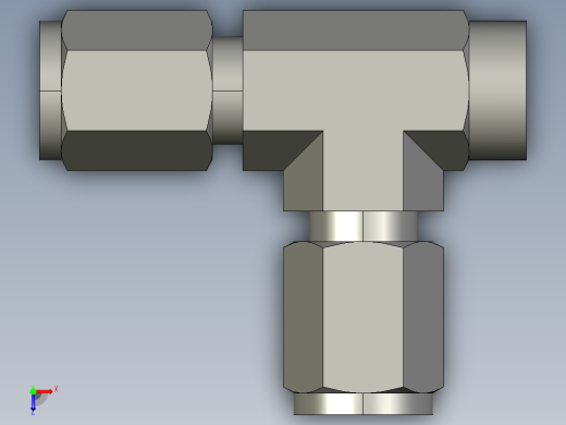 卡套式工业通用硬管接头4_mbu-s俯视缩略图