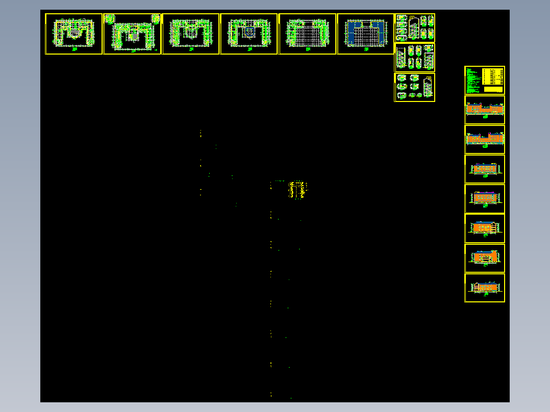 某中学建筑施工图带总图（含CAD）