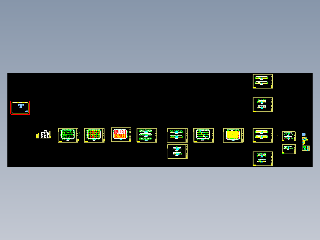 嘉丰公司钢结构厂房CAD图