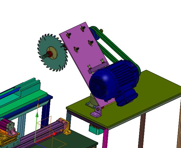 铜铝型材数控送料大型台锯