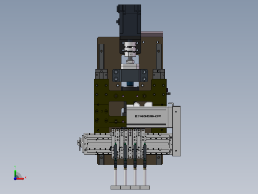 可等变距三轴机械手前视缩略图